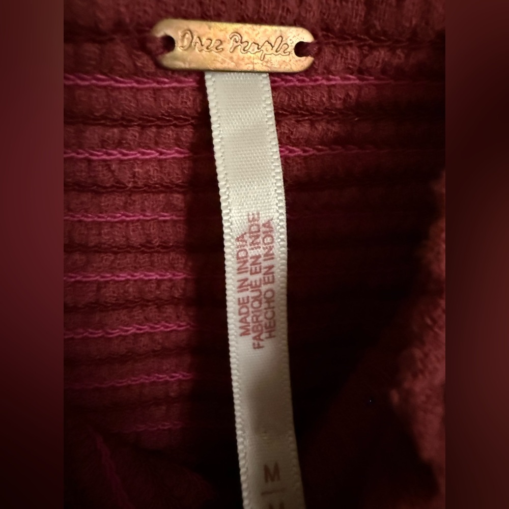 Free People Dahlia Embroidered Maxi Dress in Sweet Raisin size M - Picture 10 of 10